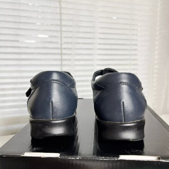 SAS Roamer Womens Size 7.5 Wode Mary Jane‎ Blue Leather Orthopedic Comfort Shoes - Picture 5 of 9